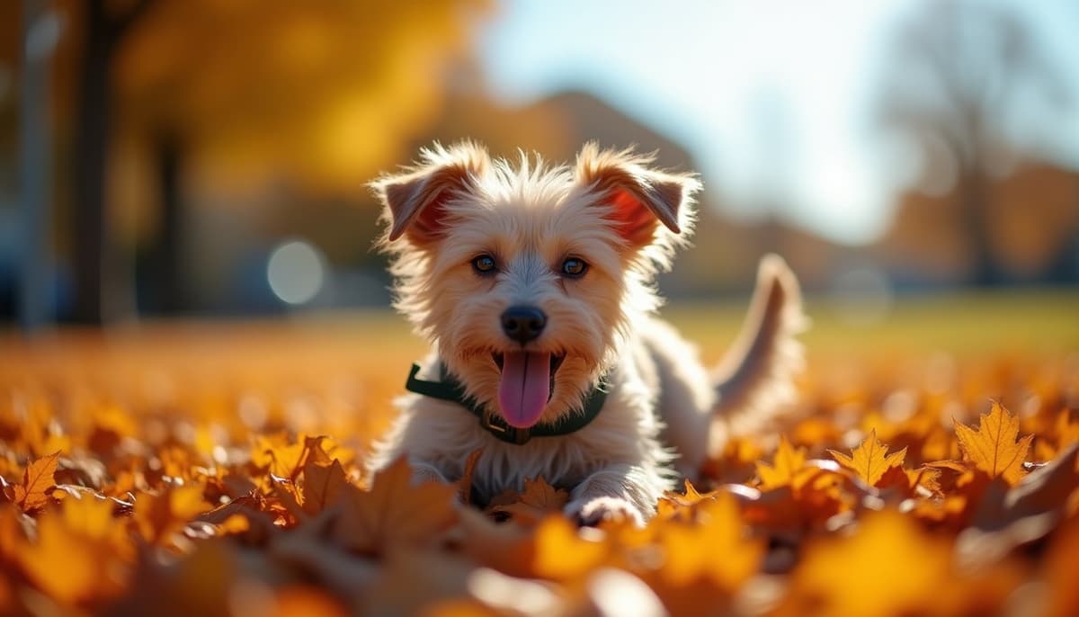A dog on a walk — Canine Rehabilitation in Sunnyvale, CA