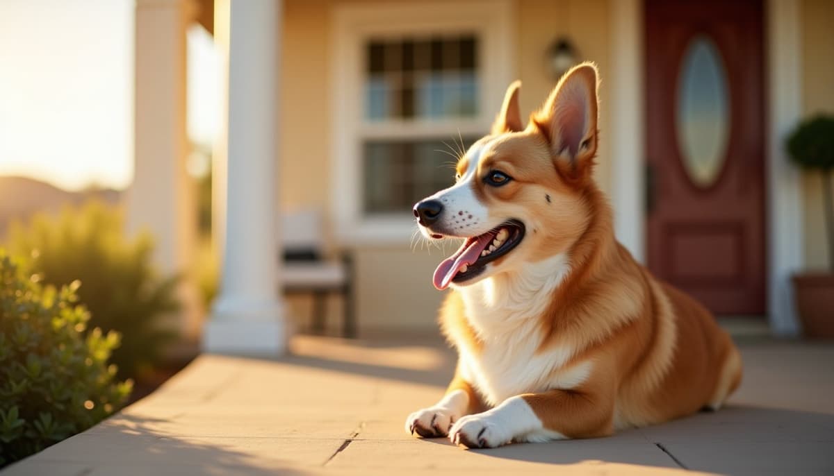 A dog on a walk — Canine Rehabilitation in Temecula, CA