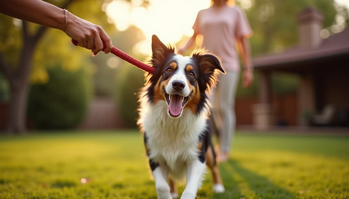 A dog on a walk — Canine Rehabilitation in Thousand Oaks, CA
