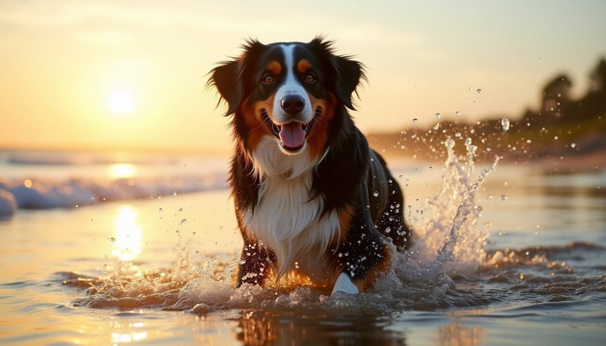 A dog on a walk — Canine Rehabilitation in Virginia Beach VA