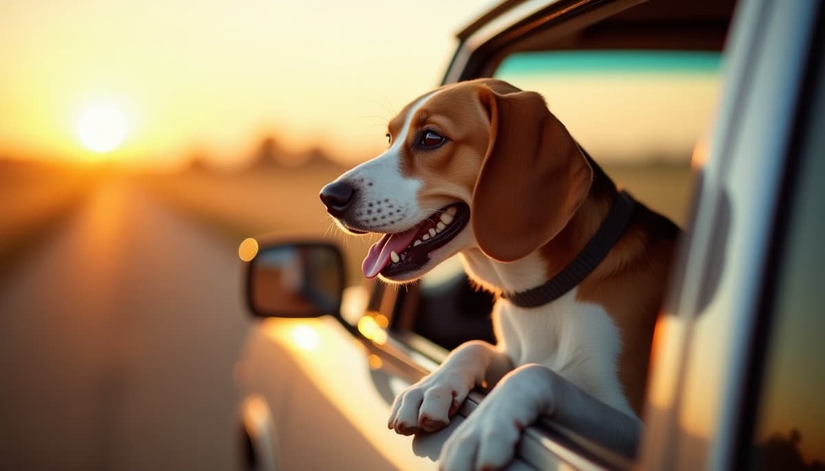 A dog on a walk — Canine Rehabilitation in Visalia, CA