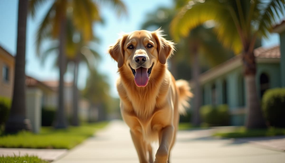 A dog on a walk — Canine Rehabilitation in West Palm Beach, FL
