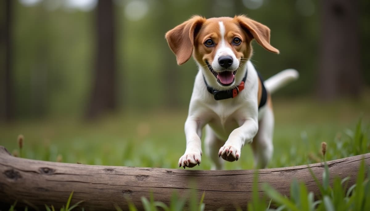 A dog on a walk — Canine Rehabilitation in Wichita Falls, TX