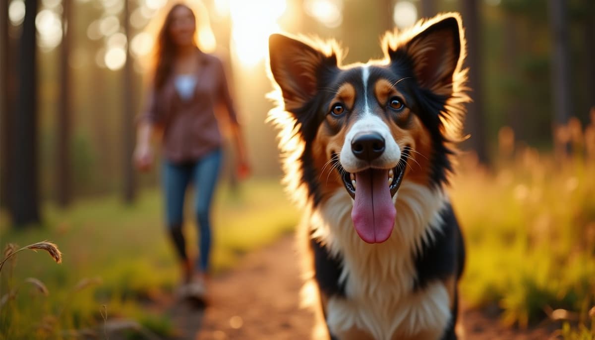 A dog on a walk — Dog ACL Surgery Cost in Abilene, TX