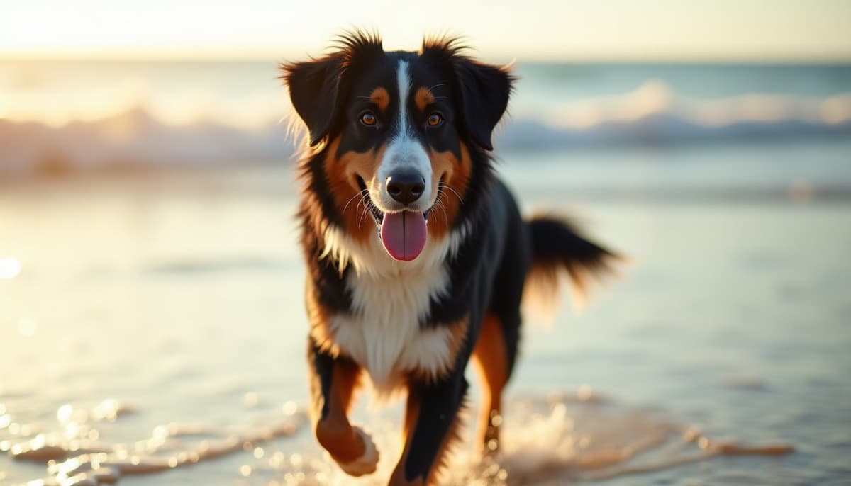 A dog on a walk — Dog ACL Surgery Cost in Amarillo, TX