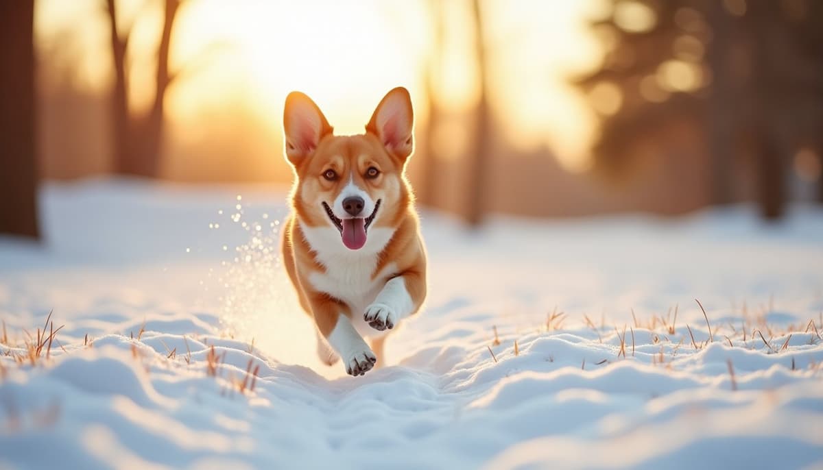 A dog on a walk — Dog ACL Surgery Cost in Billings, MT