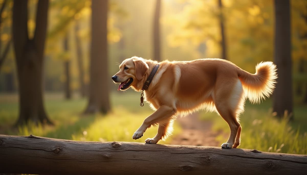 A dog on a walk — Dog ACL Surgery Cost in Boulder, CO
