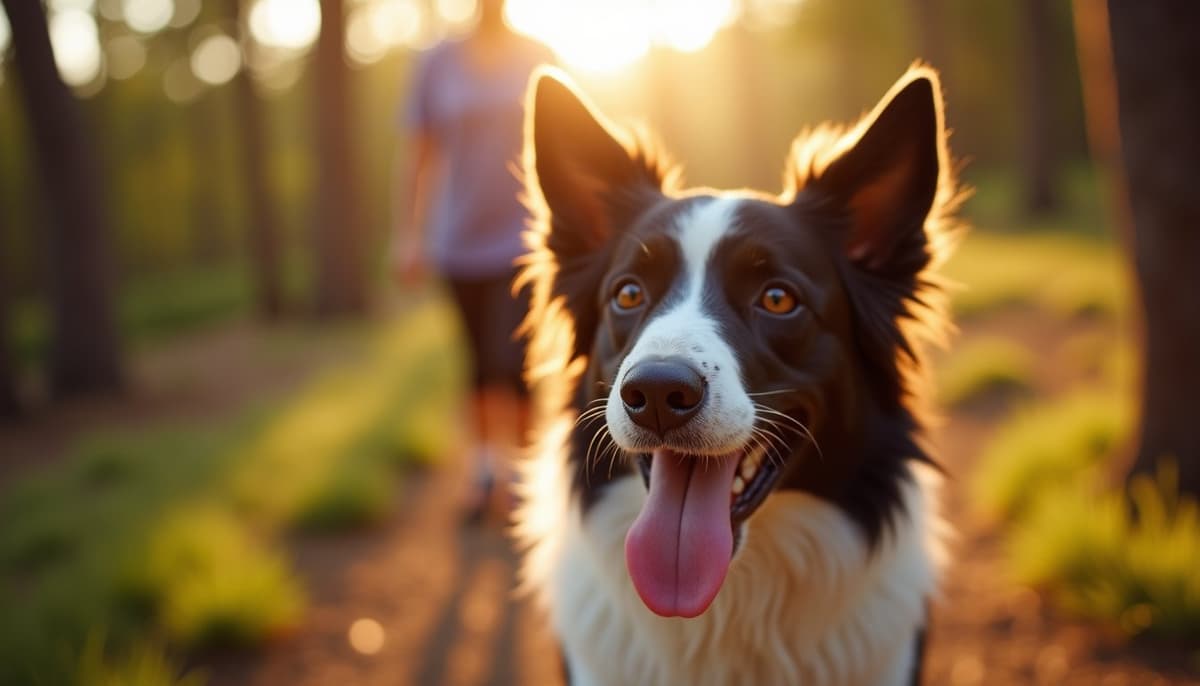 A dog on a walk — Dog ACL Surgery Cost in Carlsbad, CA