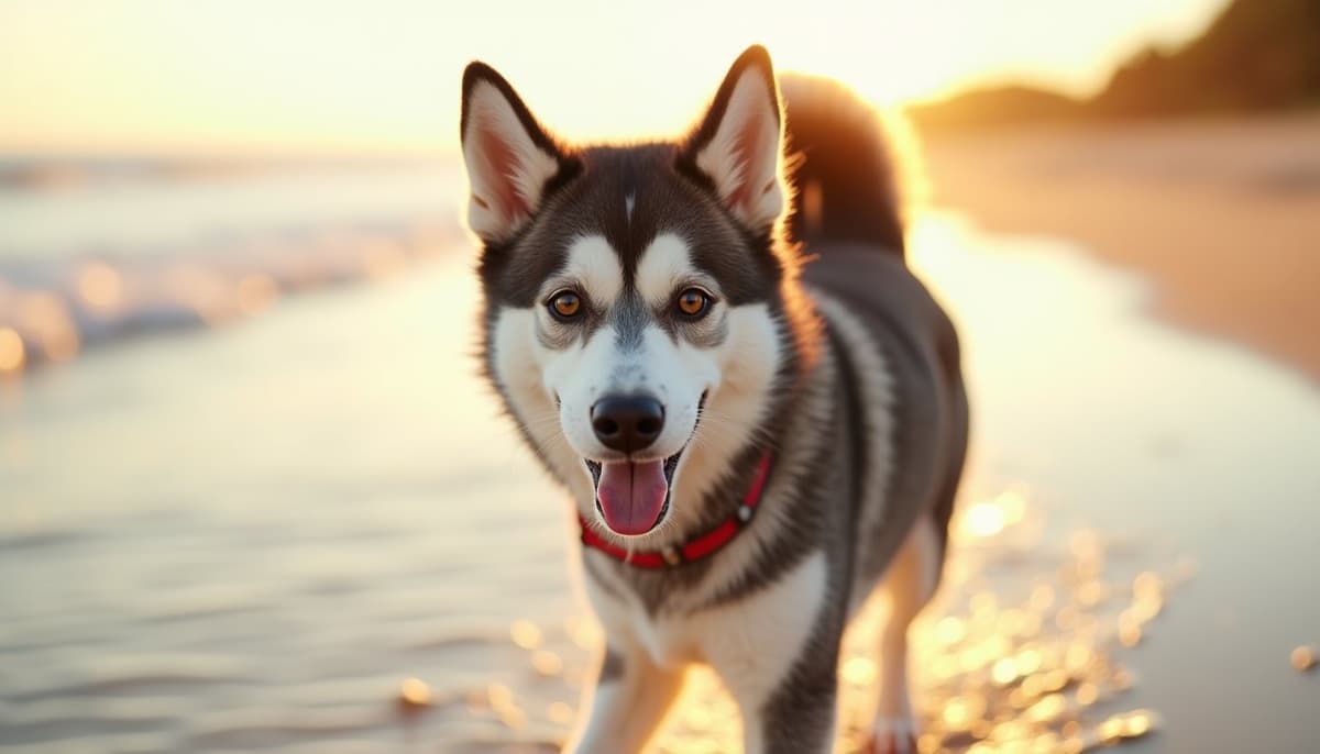 A dog on a walk — Dog ACL Surgery Cost in Charlotte NC