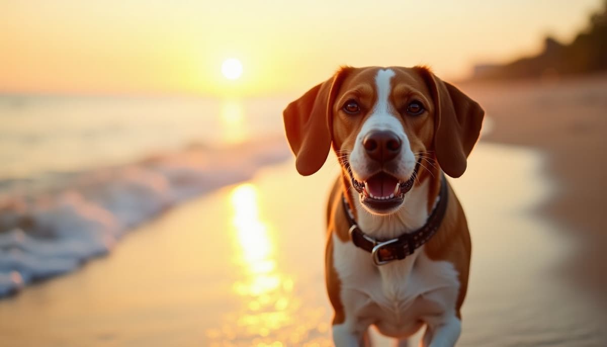 A dog on a walk — Dog ACL Surgery Cost in Cincinnati, OH
