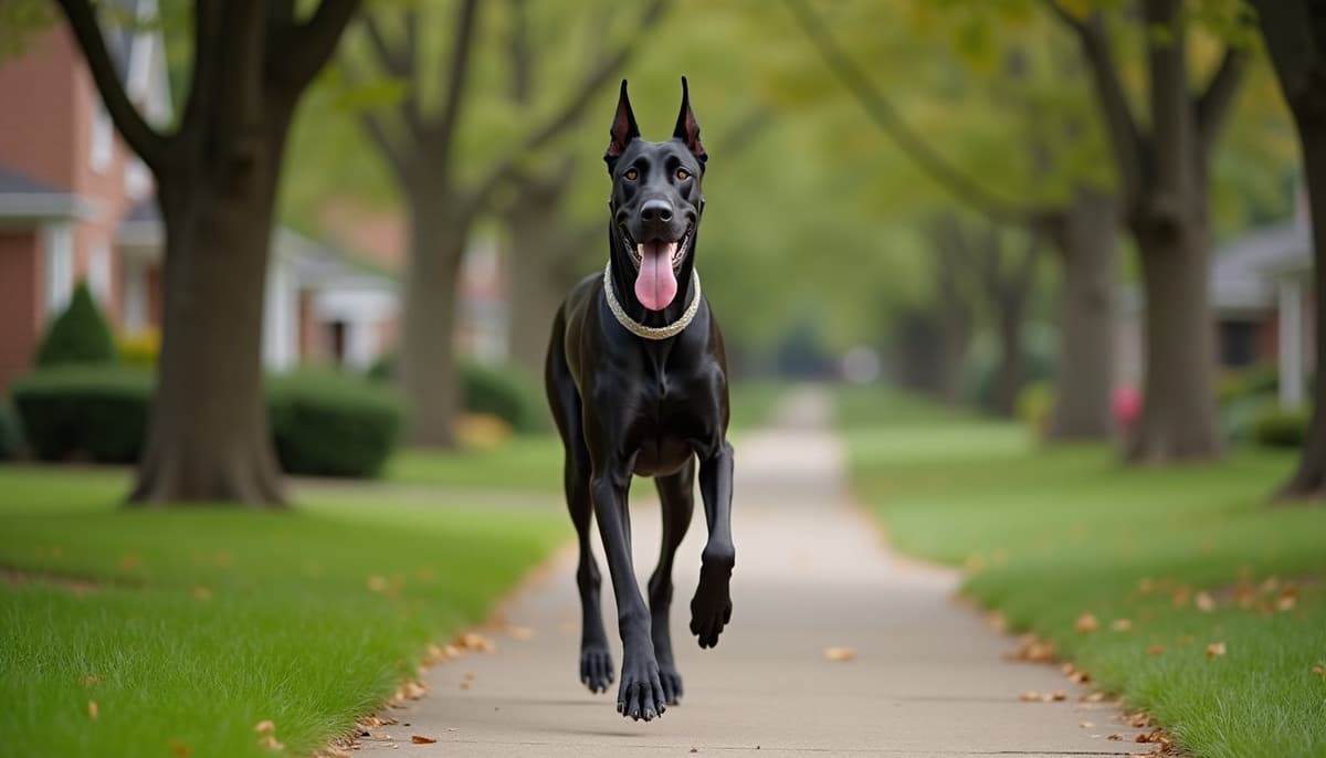 A dog on a walk — Dog ACL Surgery Cost in Clarksville, IN