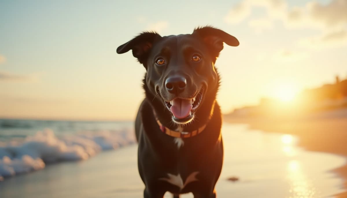 A dog on a walk — Dog ACL Surgery Cost in Columbus, OH