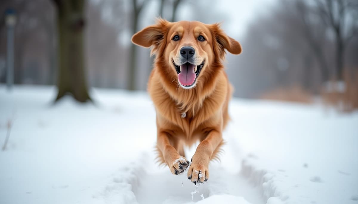 A dog on a walk — Dog ACL Surgery Cost in Costa Mesa, CA