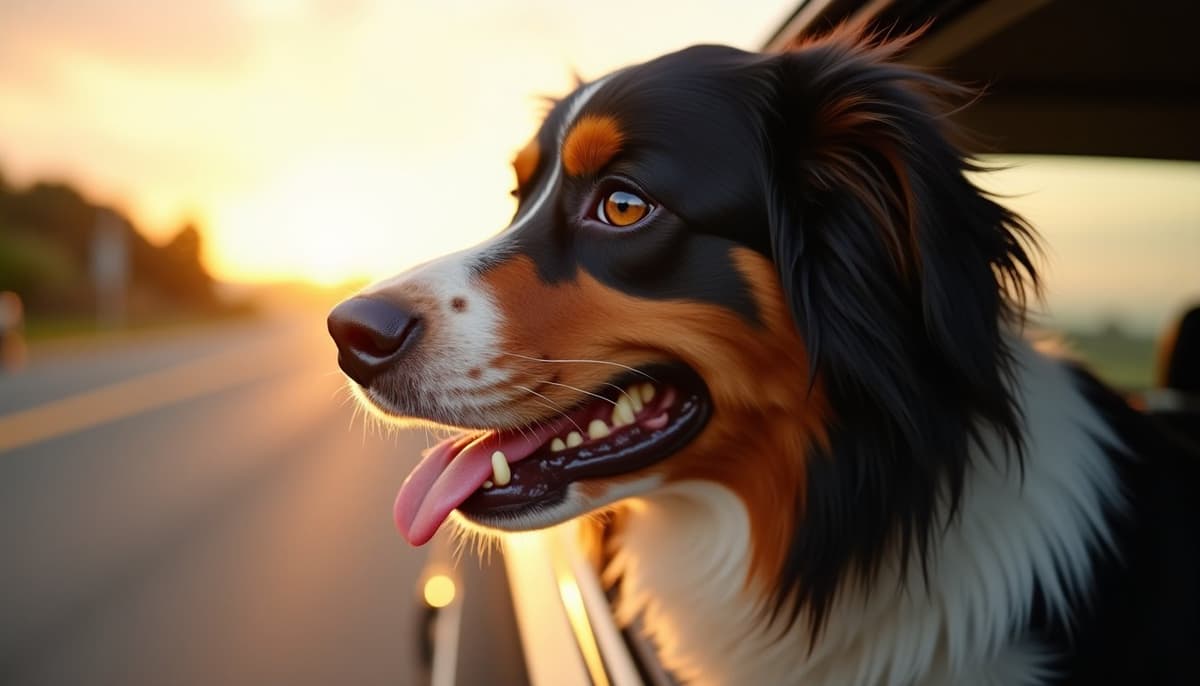 A dog on a walk — Dog ACL Surgery Cost in Daly City, CA