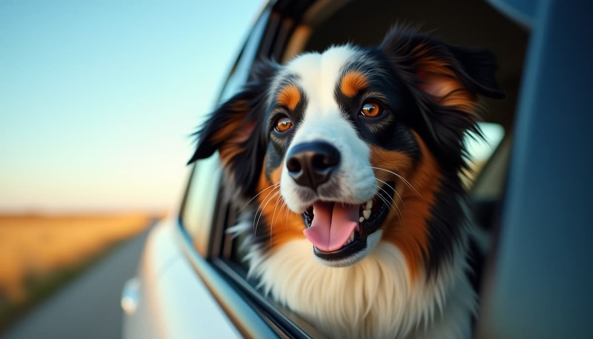A dog on a walk — Dog ACL Surgery Cost in Des Moines, IA