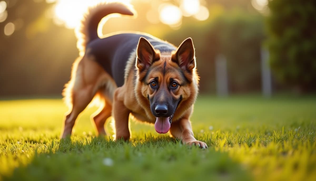A dog on a walk — Dog ACL Surgery Cost in Eugene, OR