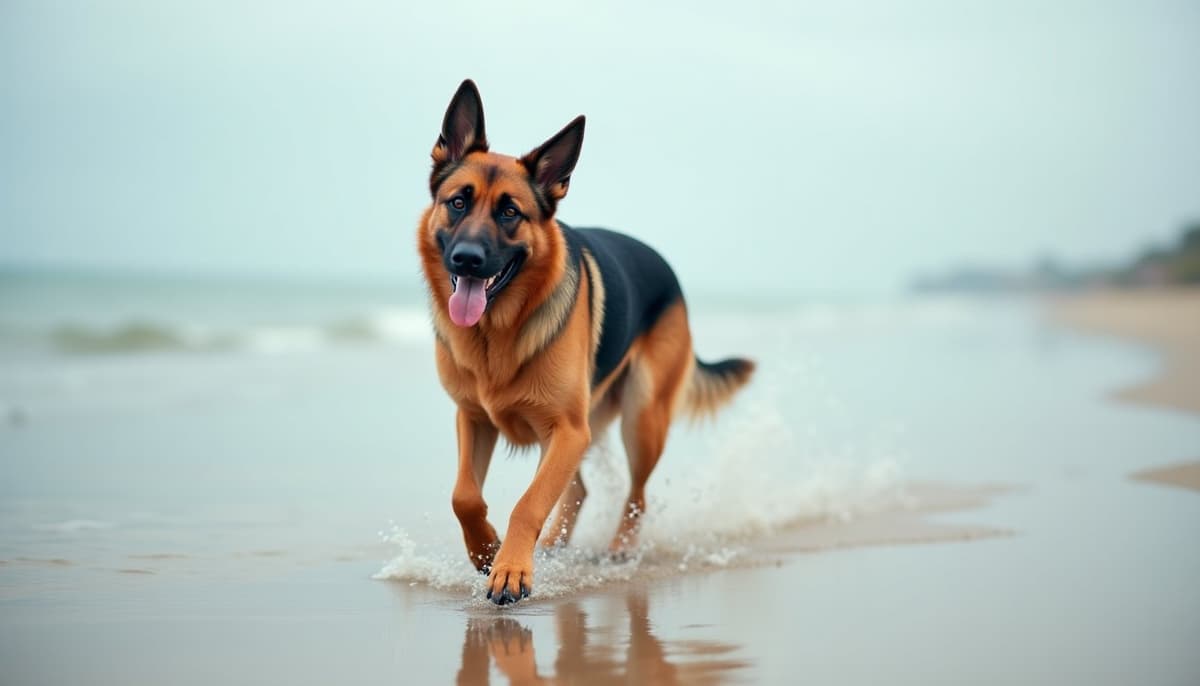 A dog on a walk — Dog ACL Surgery Cost in Fontana, CA