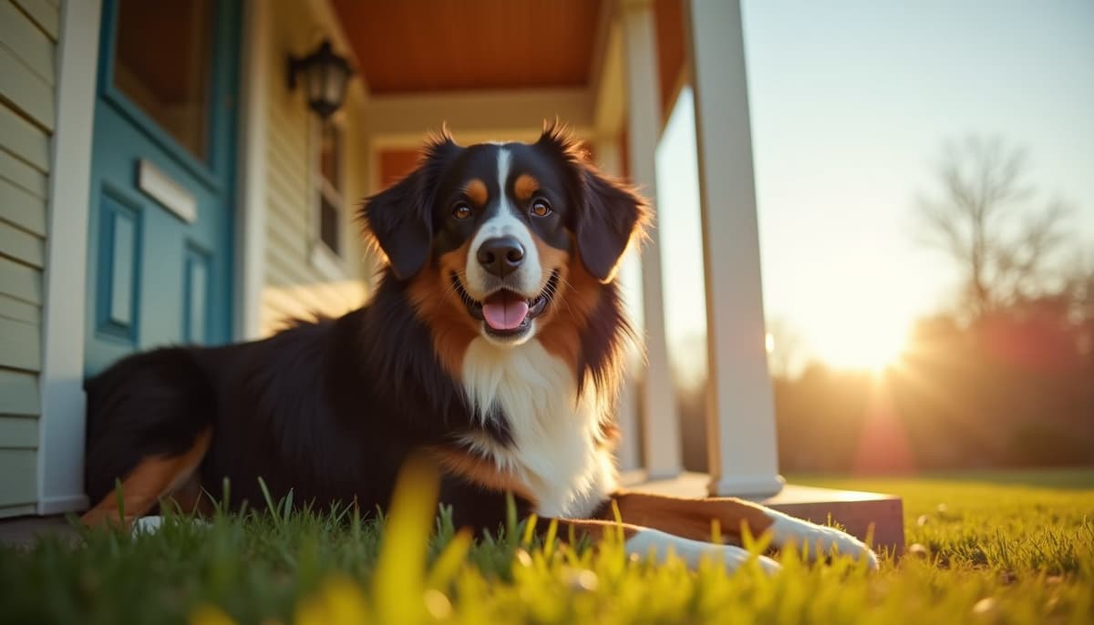A dog on a walk — Dog ACL Surgery Cost in Garland, TX