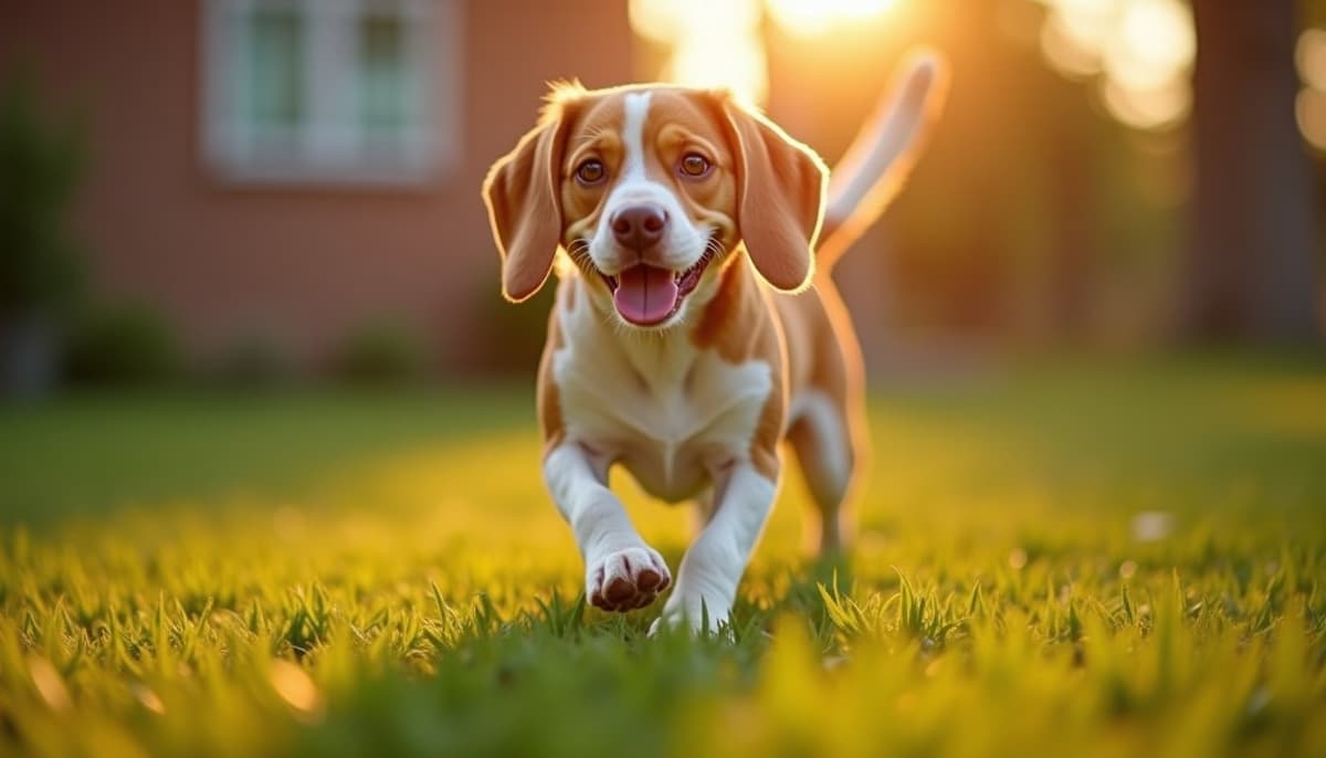 A dog on a walk — Dog ACL Surgery Cost in Green Bay, WI