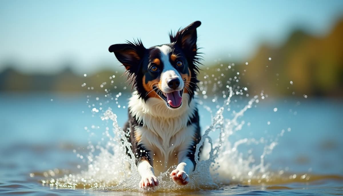 A dog on a walk — Dog ACL Surgery Cost in Greensboro, NC