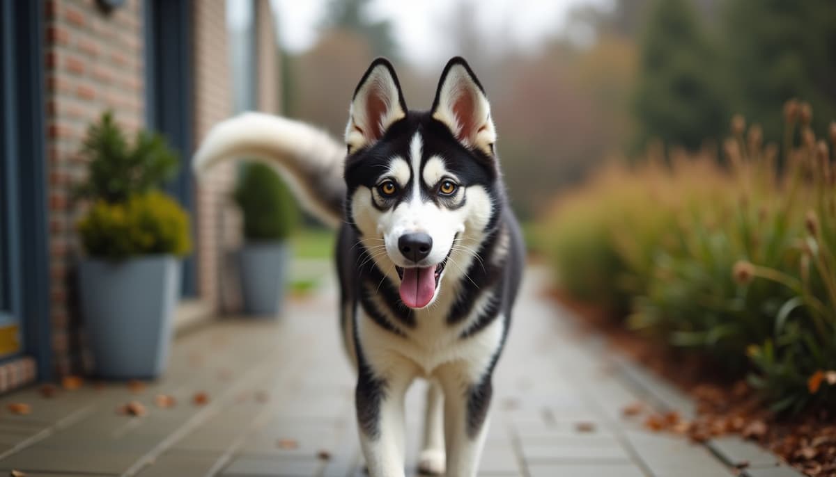 A dog on a walk — Dog ACL Surgery Cost in Hayward, CA