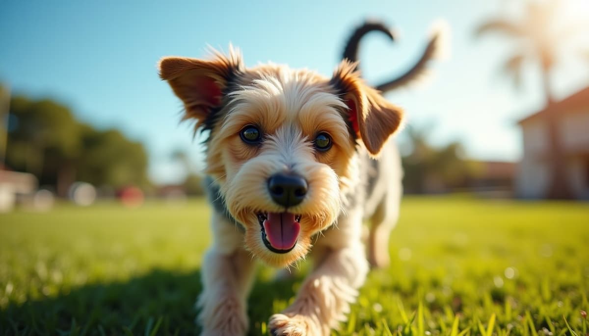 A dog on a walk — Dog ACL Surgery Cost in Hialeah, FL