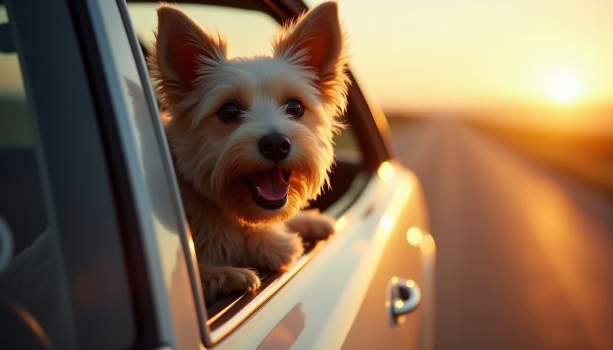 A dog on a walk — How Much Does Dog ACL Surgery Cost in Indianapolis