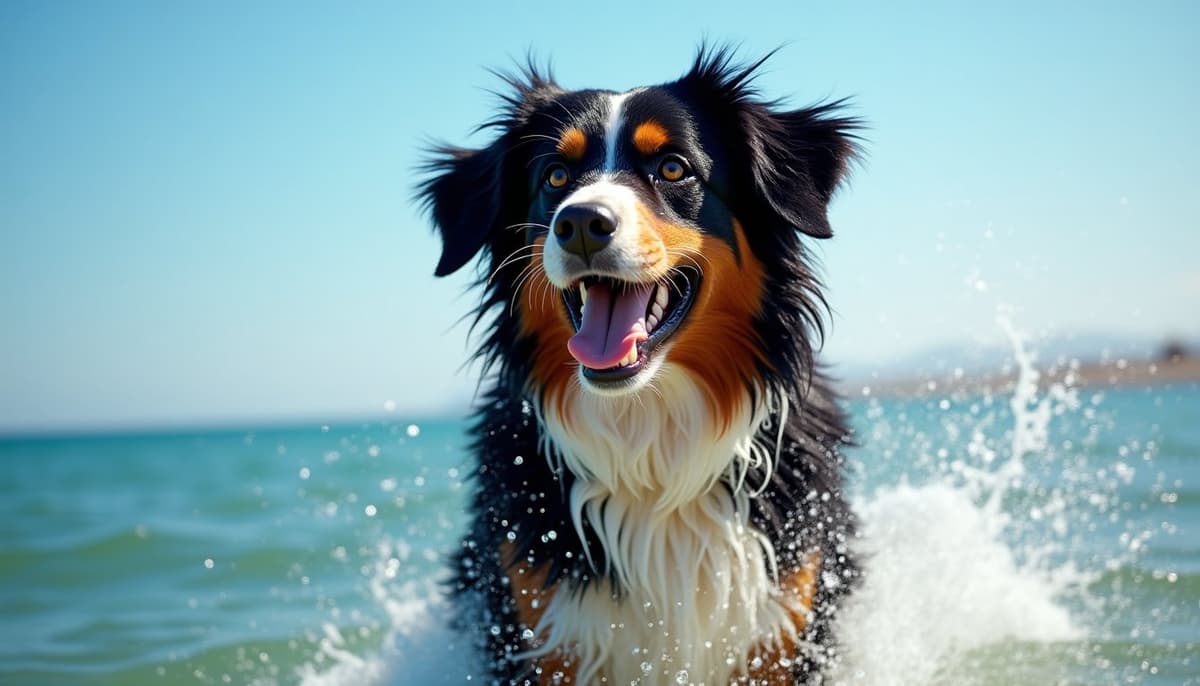 A dog on a walk — Dog ACL Surgery Cost in Irvine, CA