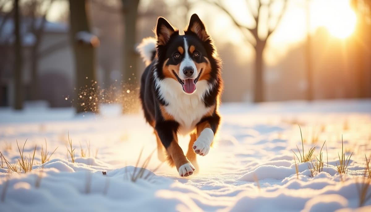 A dog on a walk — Dog ACL Surgery Cost in Kansas City, MO