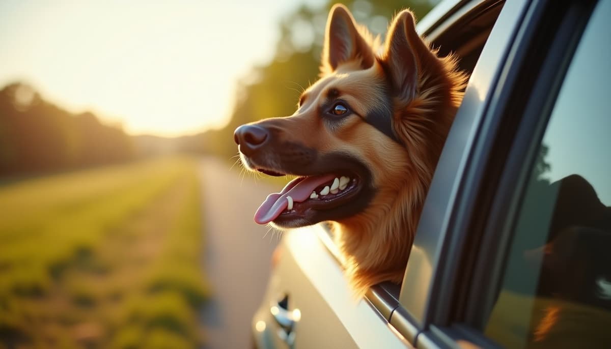 A dog on a walk — Dog ACL Surgery Cost in Louisville KY