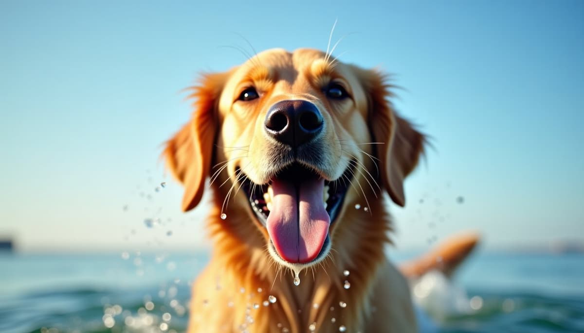 A dog on a walk — Dog ACL Surgery Cost in Naperville, IL