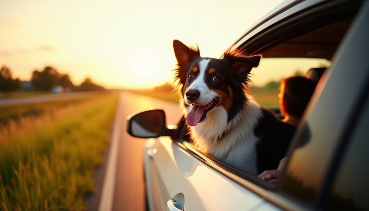 A dog on a walk — Dog ACL Surgery Cost in Nashville, TN