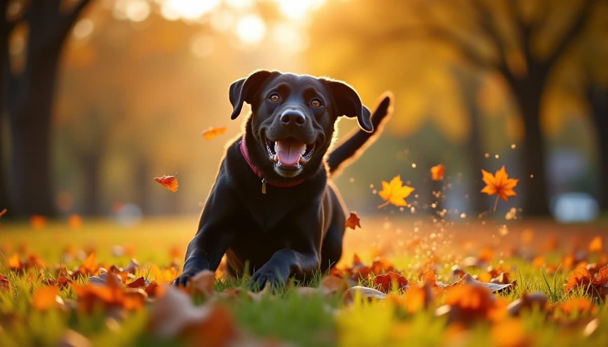 A dog on a walk — Dog ACL Surgery Cost in New Orleans, LA