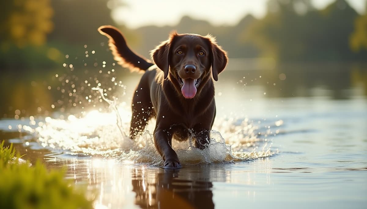A dog on a walk — Dog ACL Surgery Cost in Norman, OK