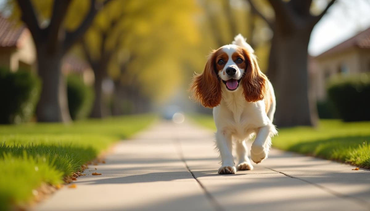 A dog on a walk — Dog ACL Surgery Cost in North Las Vegas NV