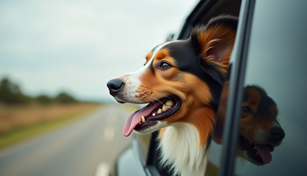 A dog on a walk — Dog ACL Surgery Cost in Oklahoma City, OK