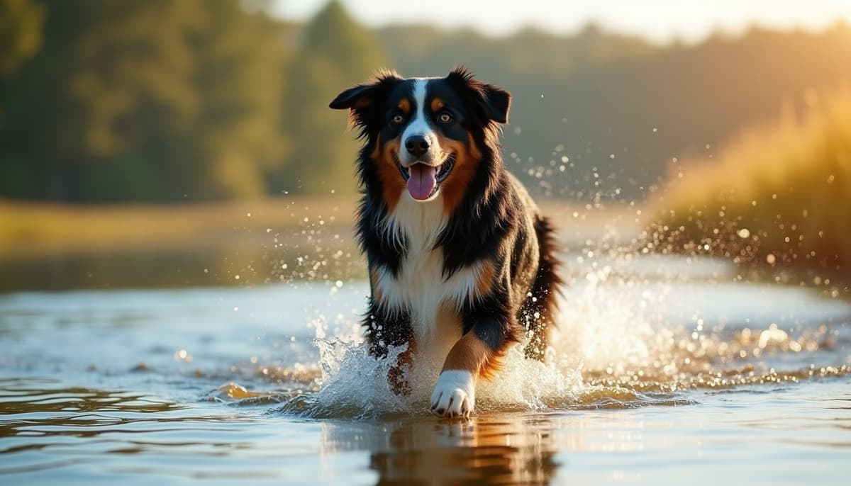 A dog on a walk — Dog ACL Surgery Cost in Omaha, NE