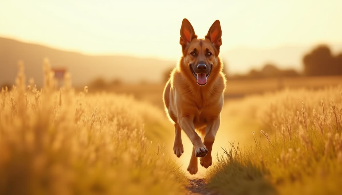 A dog on a walk — Dog ACL Surgery Cost in Palmdale, CA
