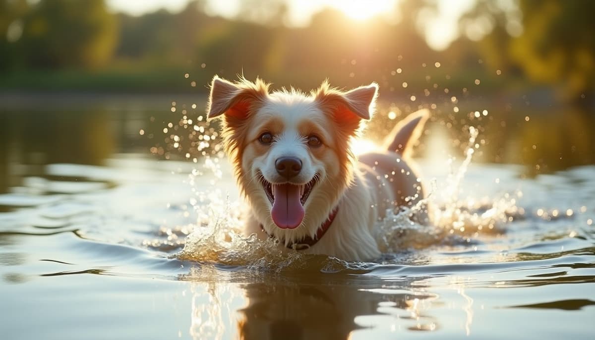 A dog on a walk — Dog ACL Surgery Cost in Peoria, IL