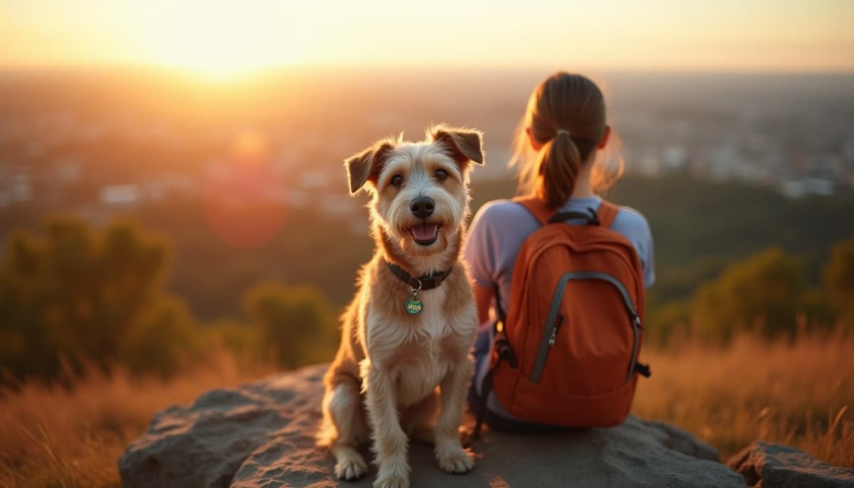 A dog on a walk — Dog ACL Surgery Cost in Philadelphia, PA