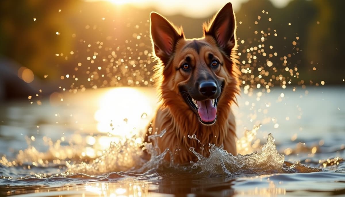 A dog on a walk — Dog ACL Surgery Cost in Pittsburgh, PA