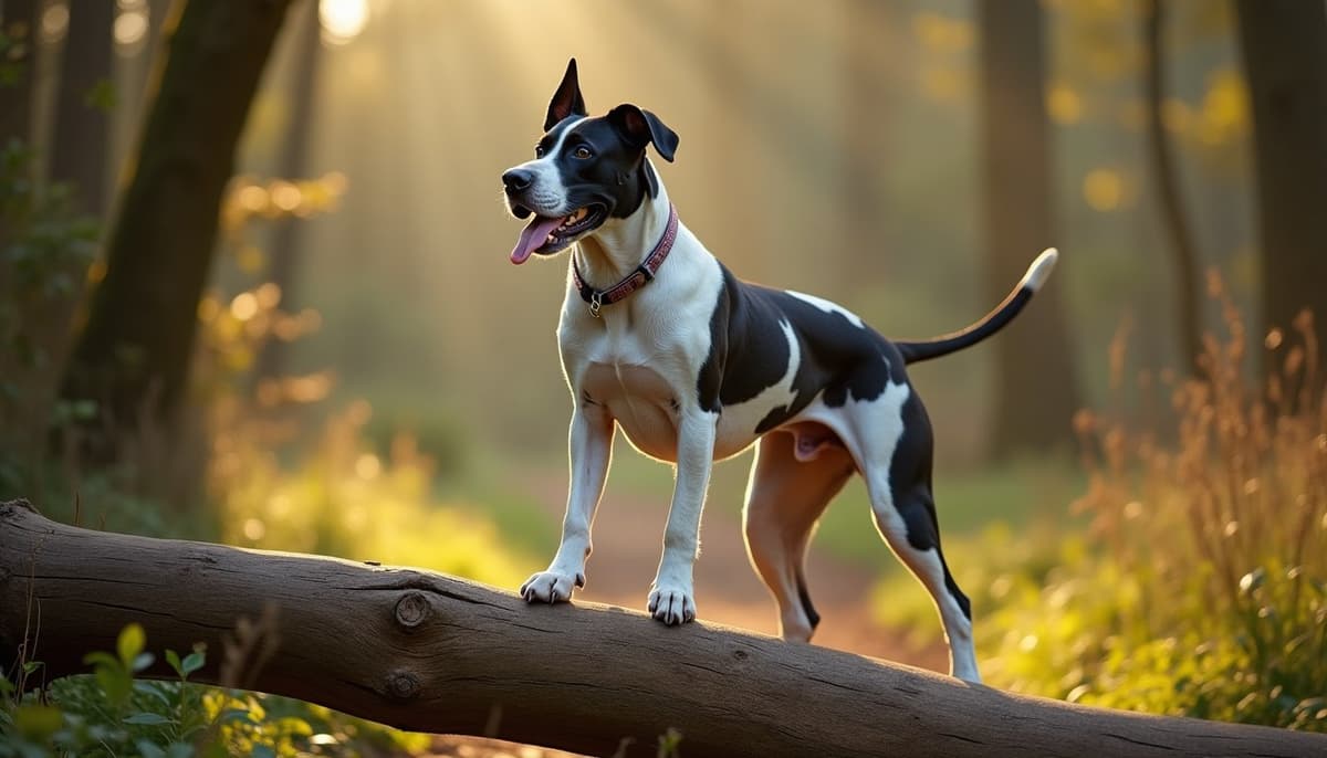 A dog on a walk — Dog ACL Surgery Cost in Portland, OR