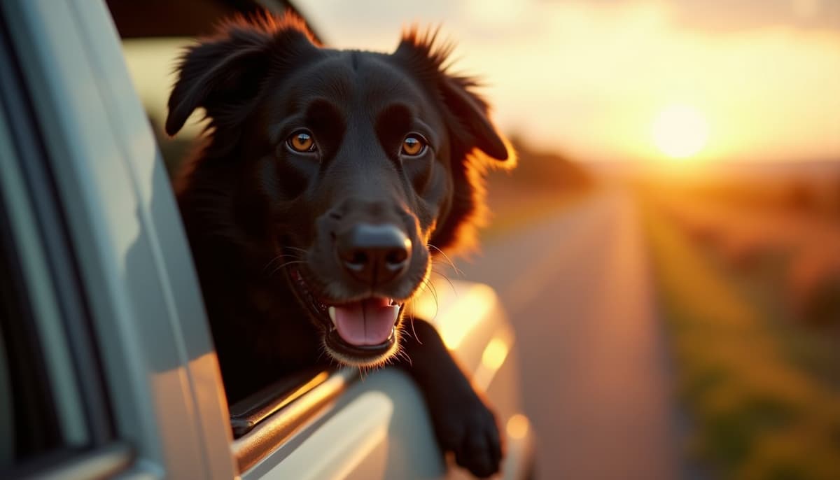 A dog on a walk — Dog ACL Surgery Cost in Providence, RI