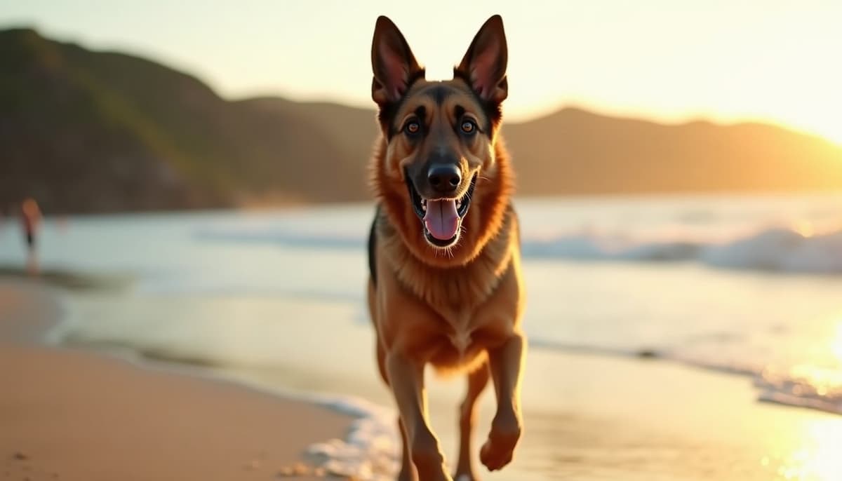 A dog on a walk — Dog ACL Surgery Cost in Provo, UT