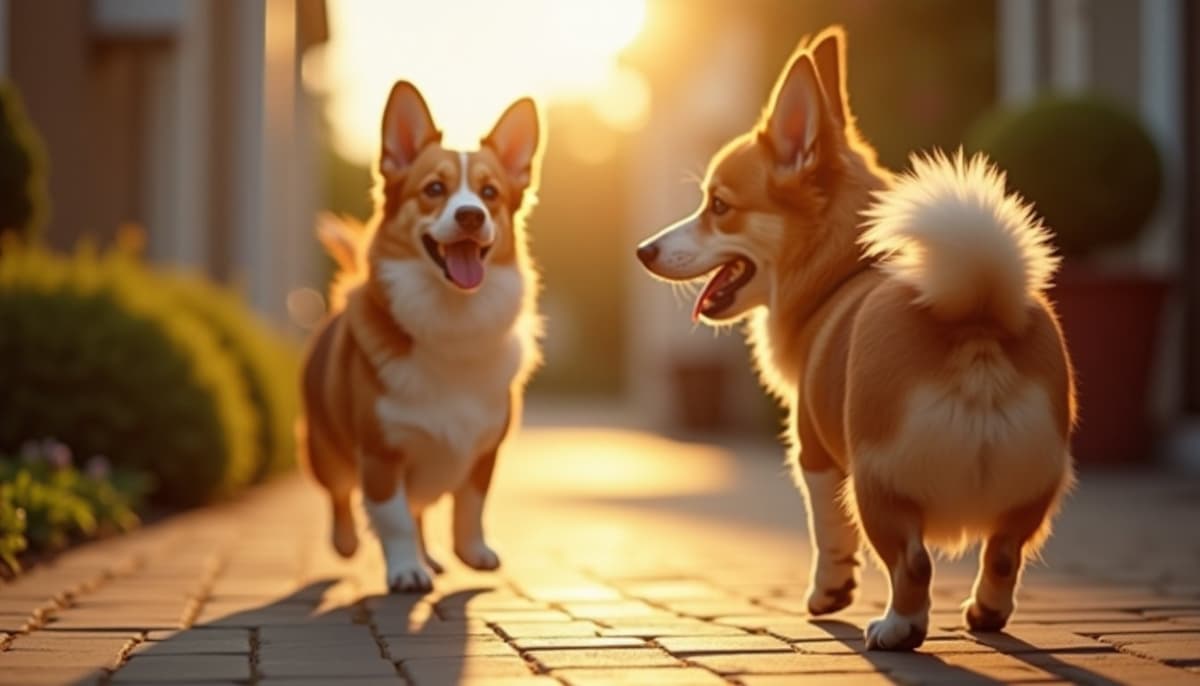 A dog on a walk — Dog ACL Surgery Cost in Saint Louis, MO