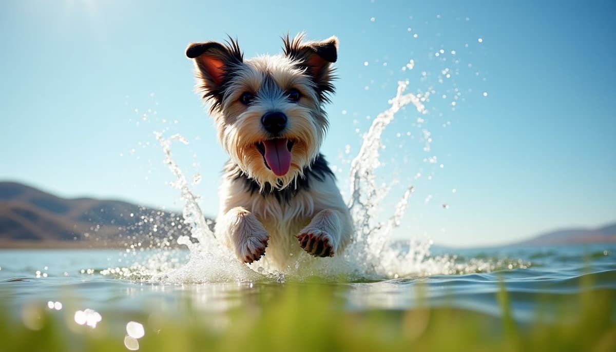 A dog on a walk — Dog ACL Surgery Cost in San Bernardino, CA