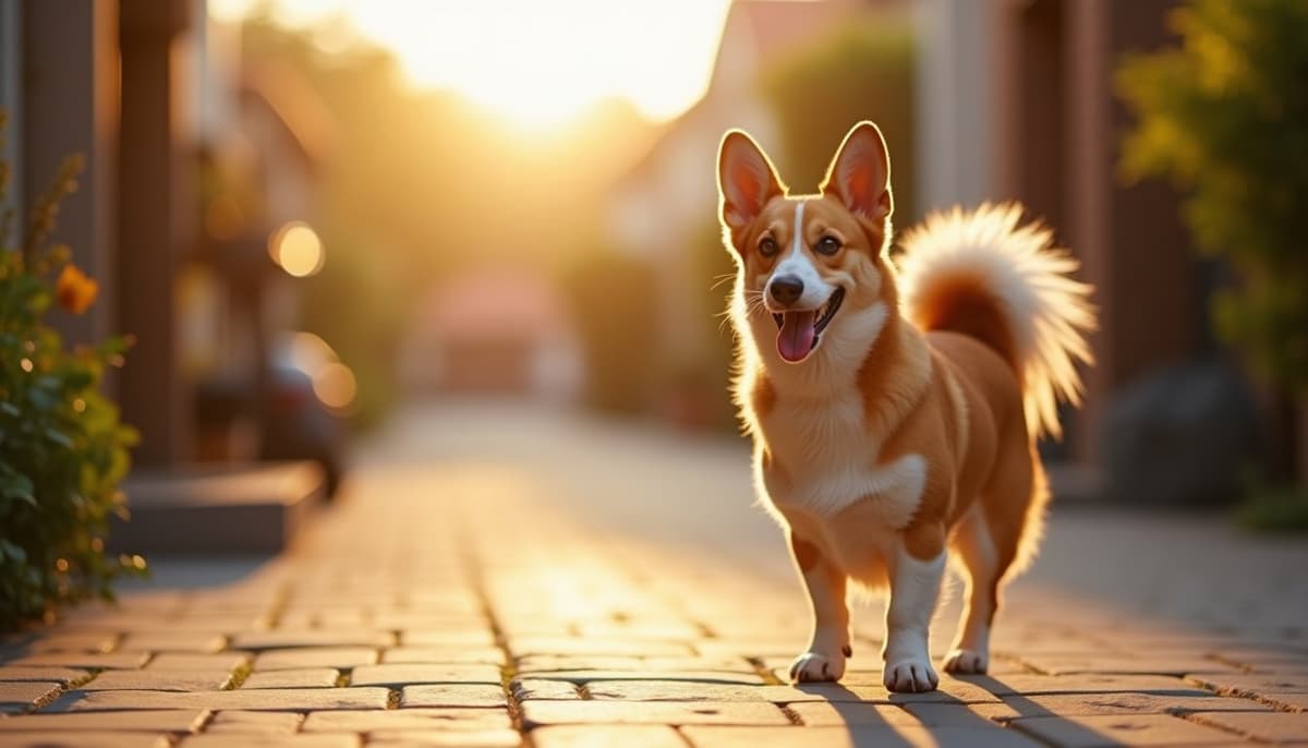 A dog on a walk — Dog ACL Surgery Cost in San Jose, CA
