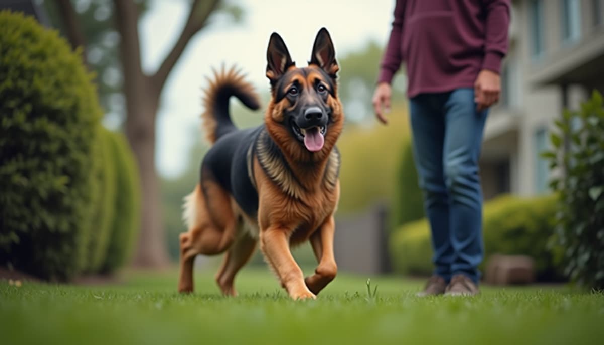A dog on a walk — Dog ACL Surgery Cost in Seattle, WA