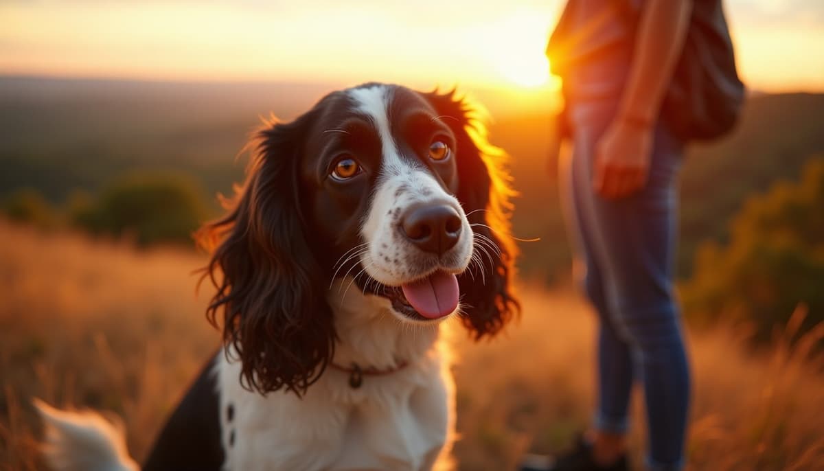 A dog on a walk — Dog ACL Surgery Cost in South Bend, IN