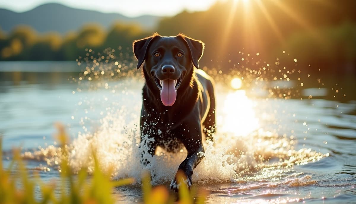 A dog on a walk — Dog ACL Surgery Cost in Spokane, WA